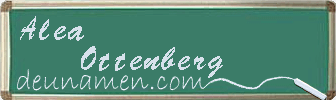 Alea Ottenberg Visitenkarte